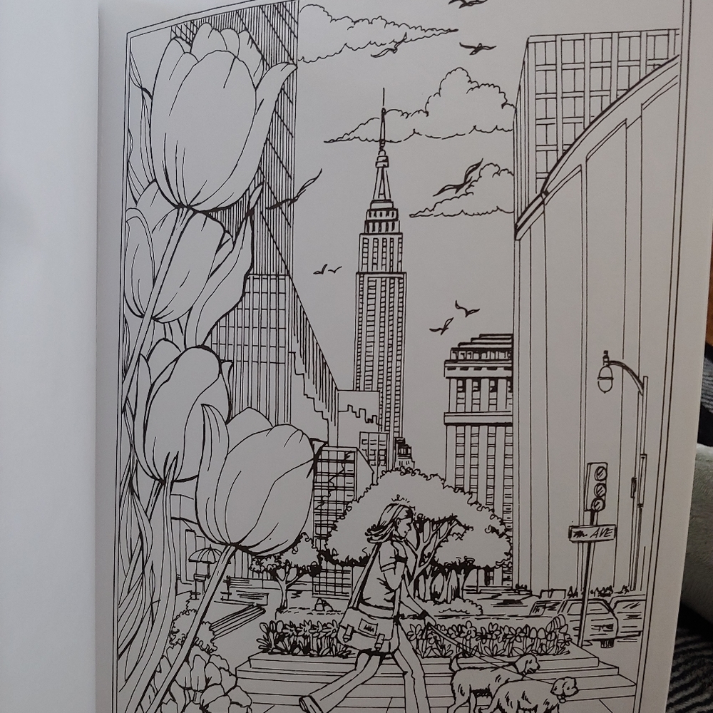 Creative Haven "Spring Scenes" Color Book - Picture 12 of 12